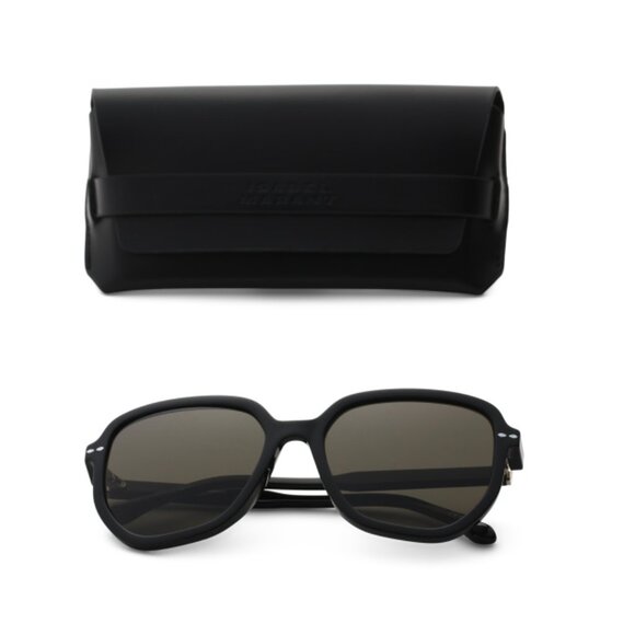 ISABEL MARANT Black 57mm Square Sunglasses - Picture 1 of 2